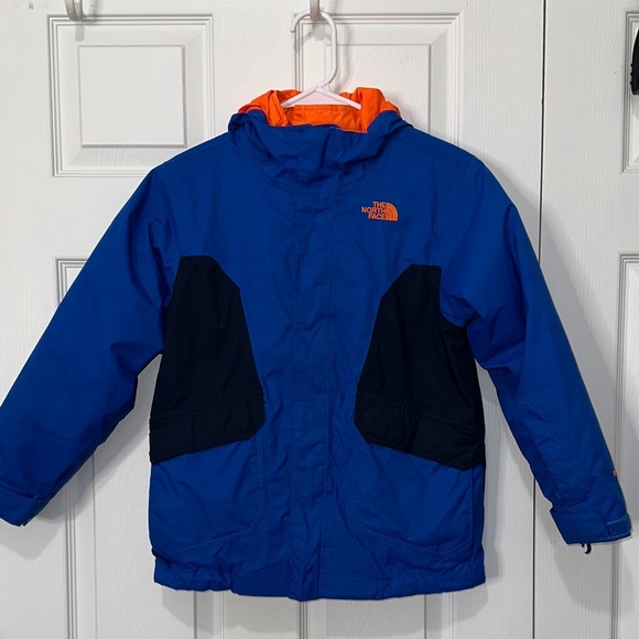 The North Face Other - The North Face Vibrant Blue and Orange Kids' 3-1 Jacket